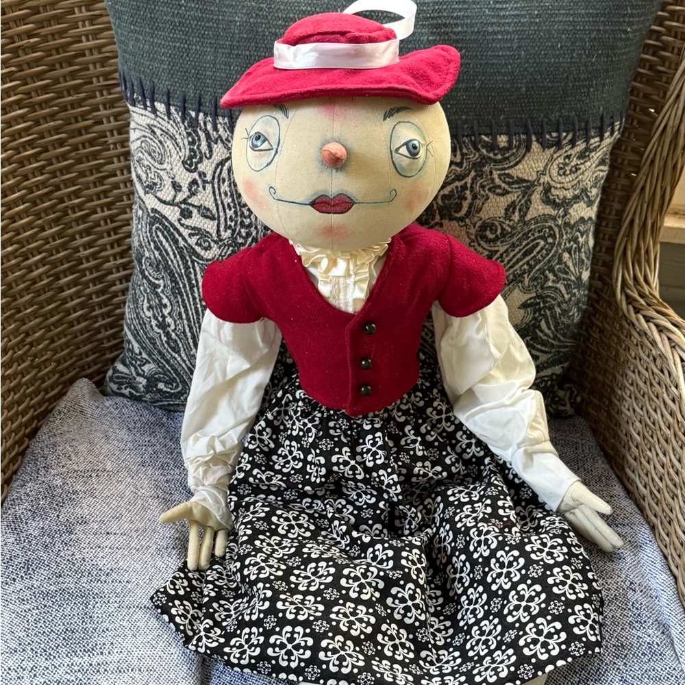 Joe Spencer Maddie Snowman with Red and Black Outfit